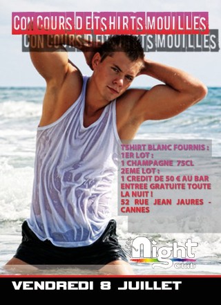 Tee shirt mouillé Gay